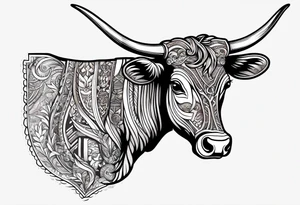 cybersigilism Longhorn
With “512” on top of head tattoo idea