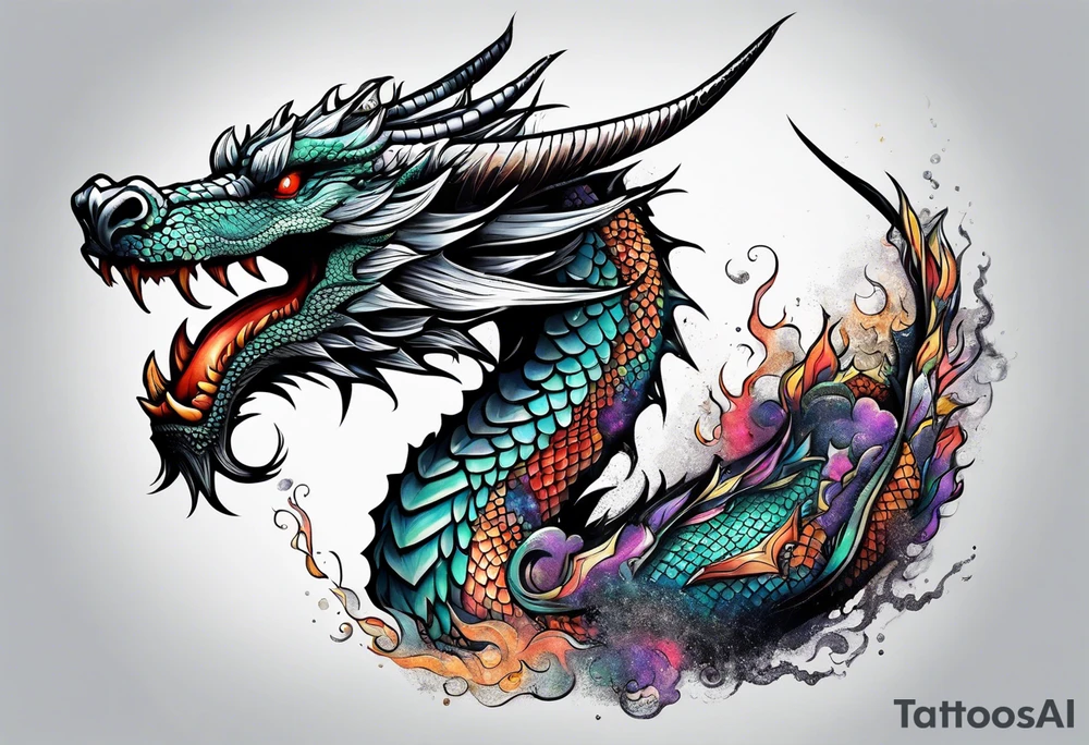 Dragon tattoo idea