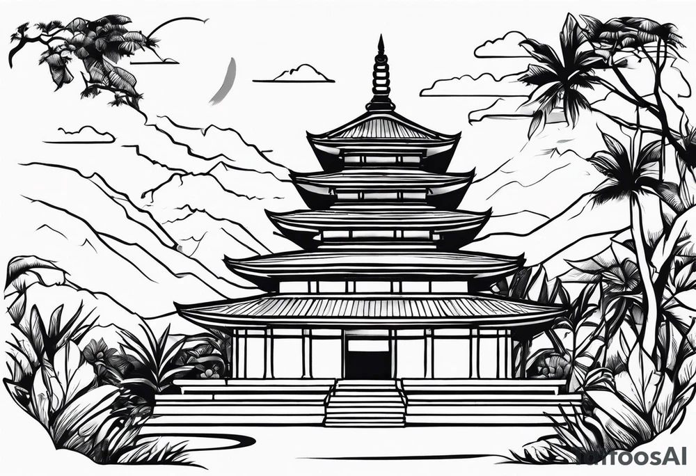 Lempuyang temple tattoo idea