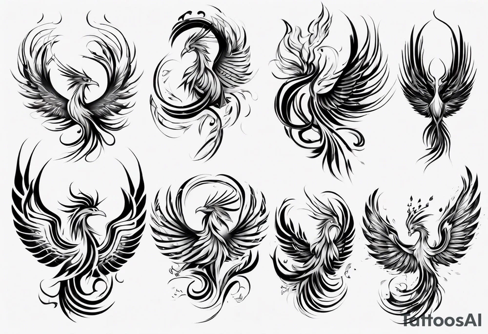 Phoenix tattoo idea