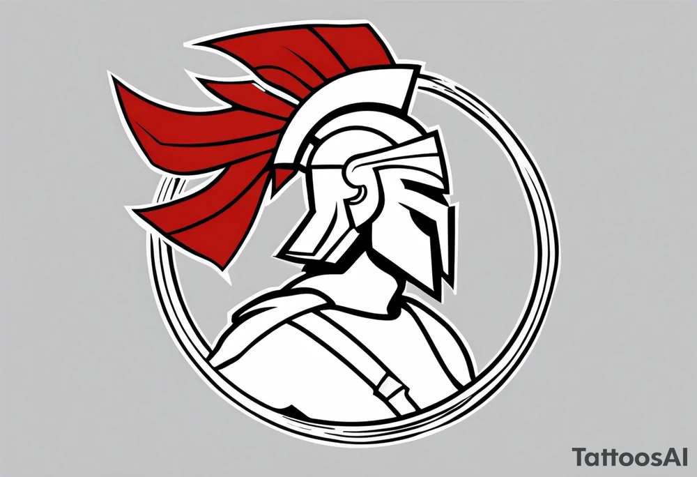 Ancient spartan symbol tattoo tattoo idea
