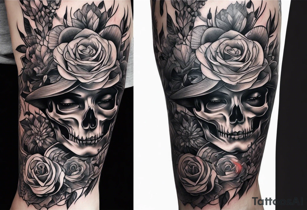 Full leg tattoo design tattoo idea