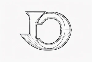 letter c tattoo idea