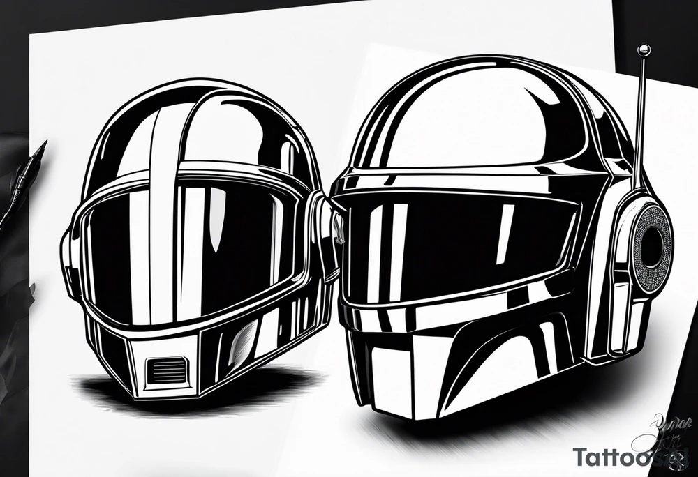 daft punk tattoo idea