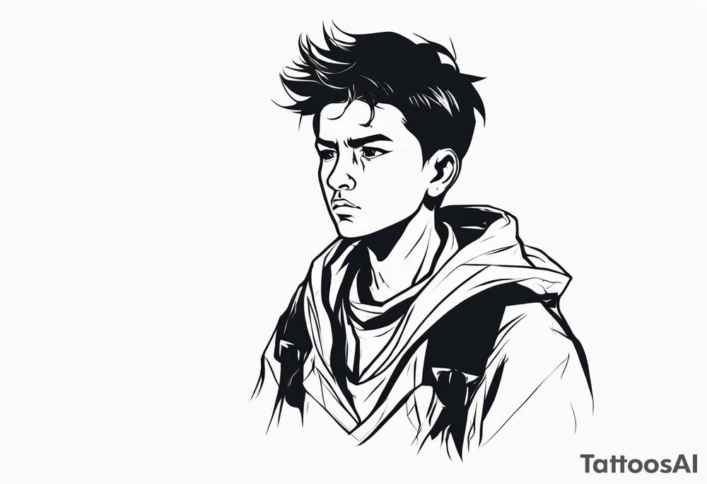 A shepherd boy who is fearful tattoo idea