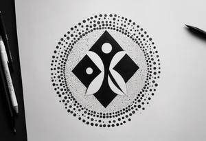 Gemini symbol tattoo idea