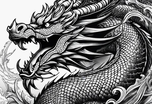 Dragon, Marine Corps, Ocean, Travel, China, Iraq tattoo idea