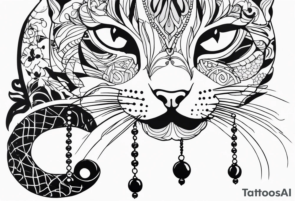prayerbeads, cat, tattoo idea