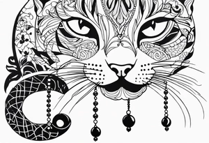 prayerbeads, cat, tattoo idea