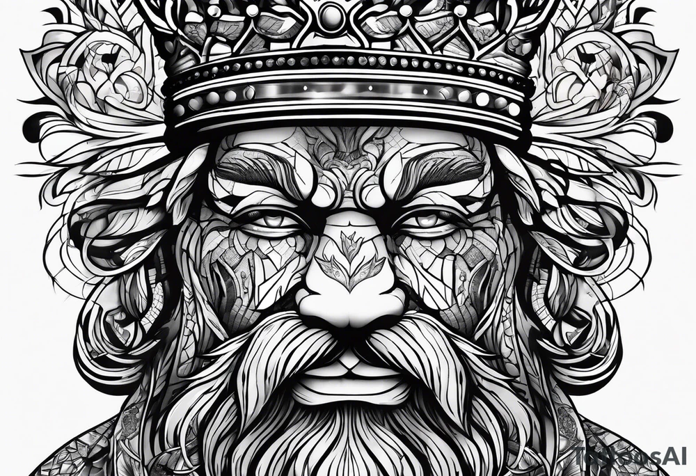 King tattoo tattoo idea