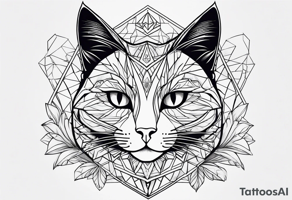 Black Cat tattoo idea