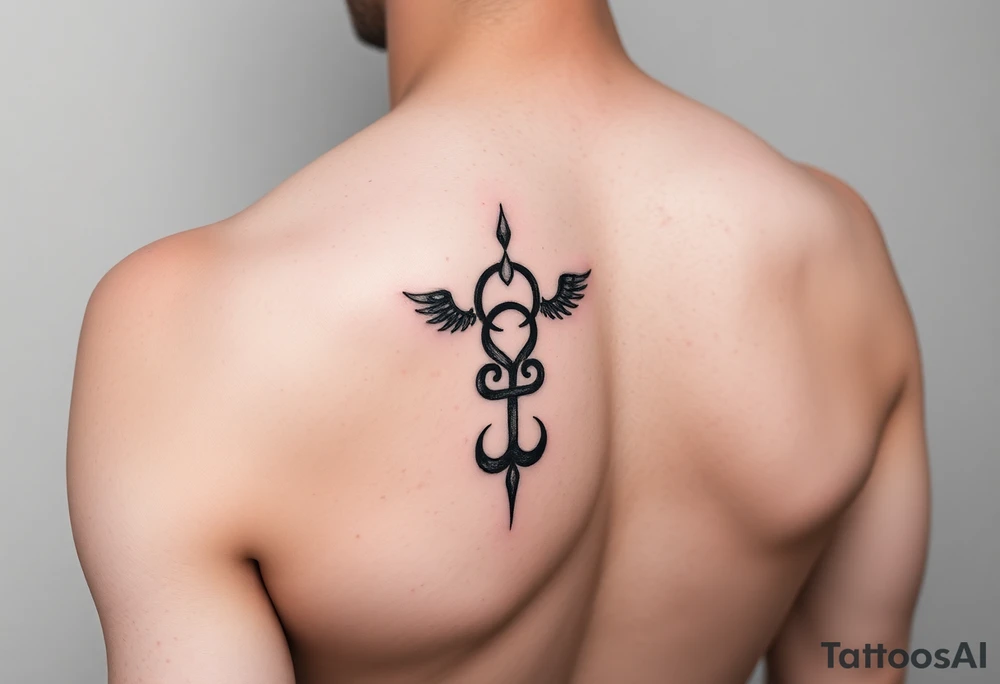 lilith symbol of female power
minimalist
abstract no faces drawn. symbols of feminine signs
on thigh tattoo idea