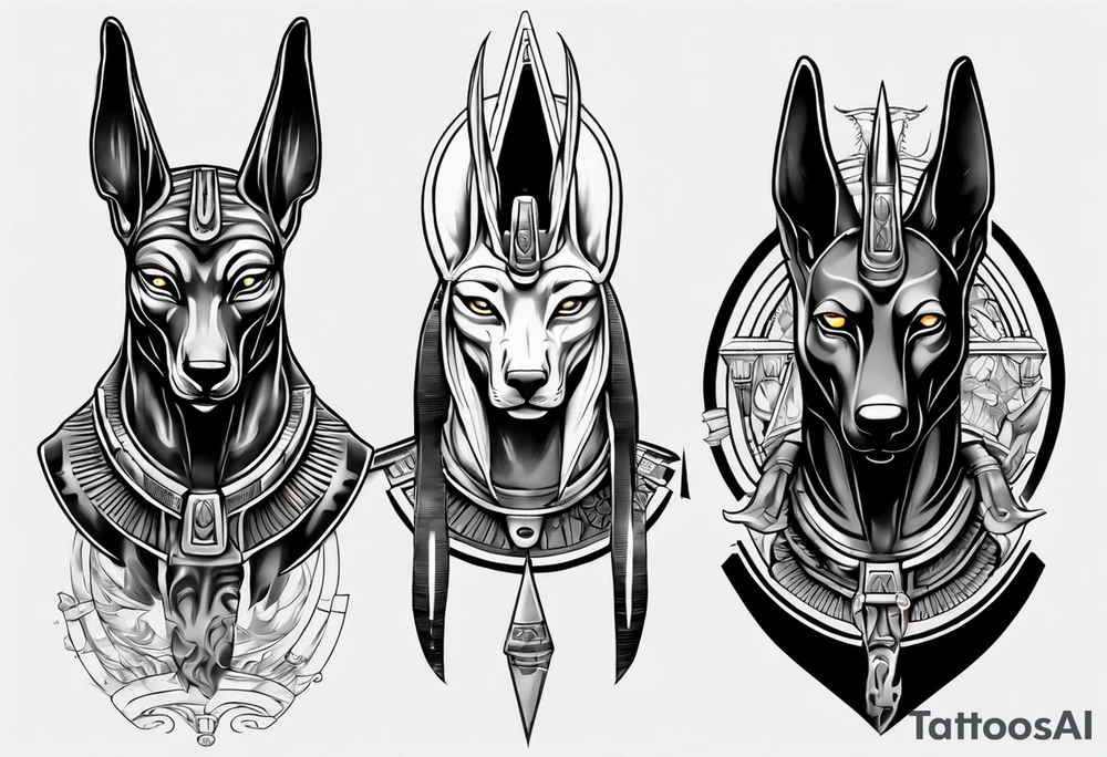 anubis tattoo idea
