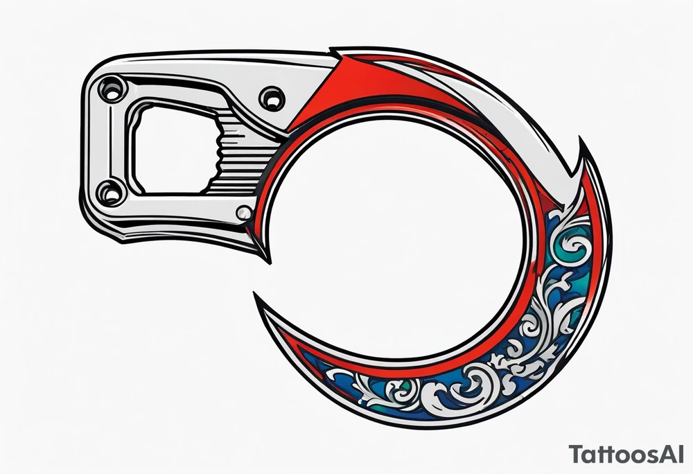 crescent adjustable wrench tattoo idea