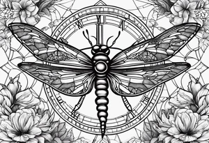 Women in recovery, time piece, dragon fly tattoo idea