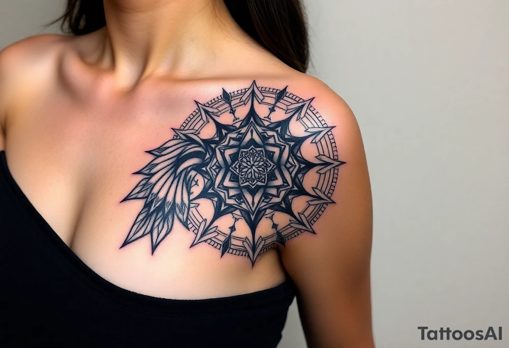 uma tatuagem que expresse a filosofia do bem e do mal tattoo idea