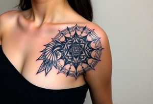 uma tatuagem que expresse a filosofia do bem e do mal tattoo idea