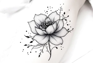 flowers tattoo idea