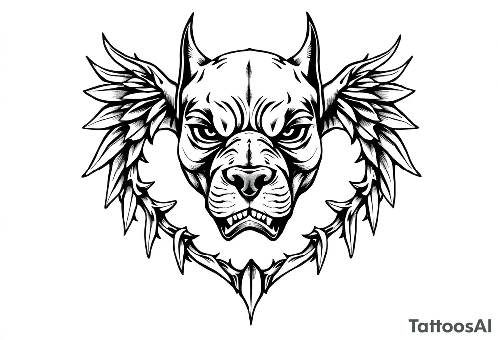 PITBULL tattoo idea