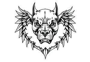 PITBULL tattoo idea
