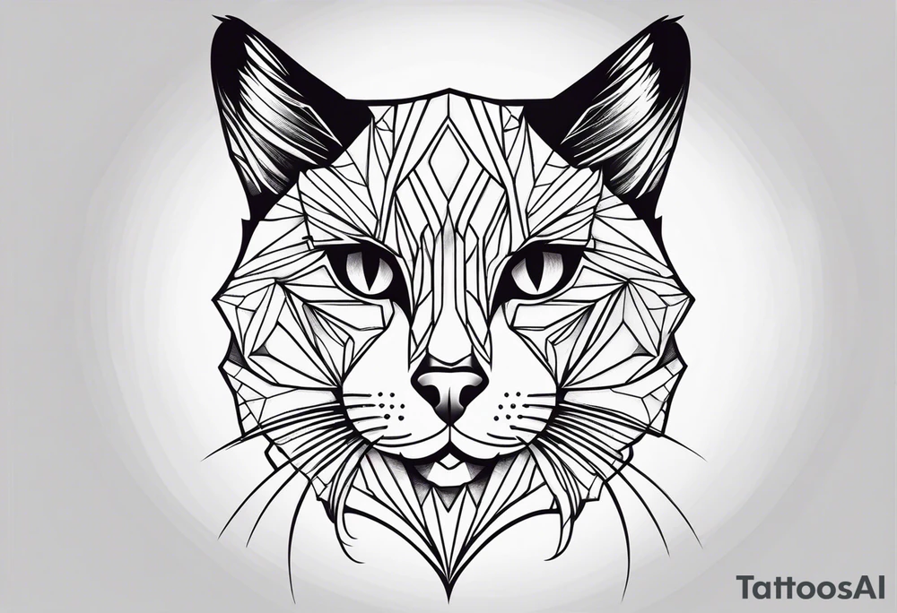 Black Cat tattoo idea