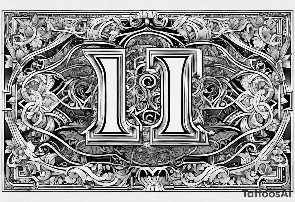 small fine line art with the letters L and C without brackground. focus is on the letters tattoo idea