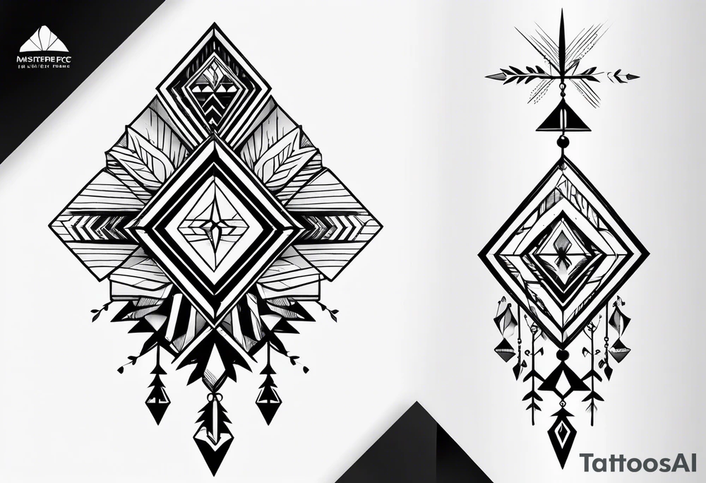 minimalist arrow with diamond shaped arrowhead tattoo idea minimalist arrow with diamond shaped arrowhead tattoo idea