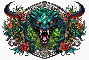 Eldritch beasts tattoo idea