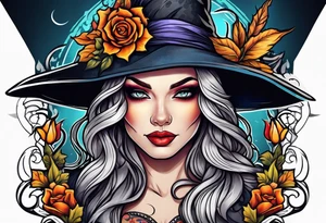 Witch tattoo idea
