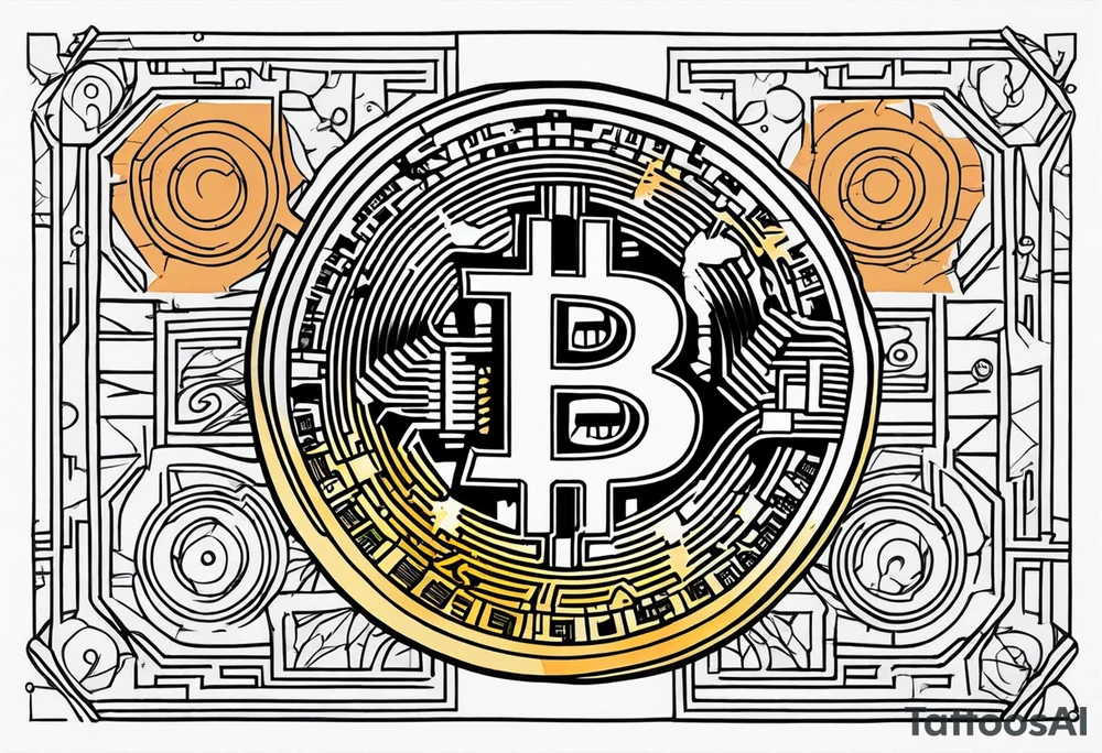 Bitcoin which broken tattoo idea