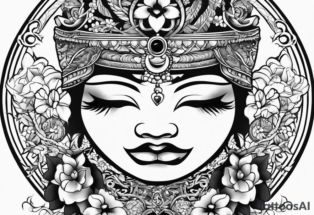 Freedom and peace and love tattoo idea