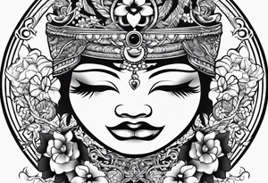 Freedom and peace and love tattoo idea