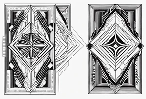 Art Deco Patterns STRIPES tattoo idea