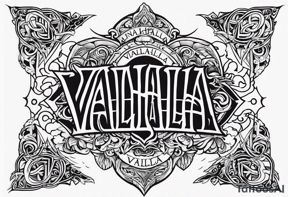 Valhalla tattoo idea