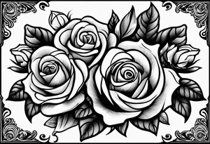 Roses garden tattoo idea