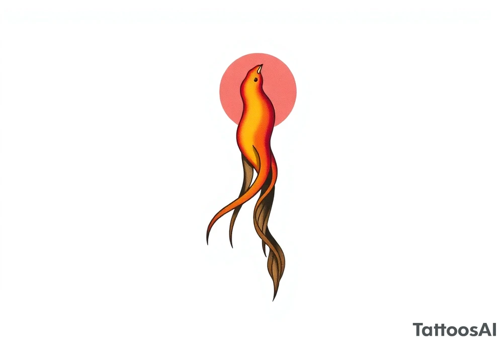 small one. not too much girly. symbol of the alone people who can warm himself tattoo idea