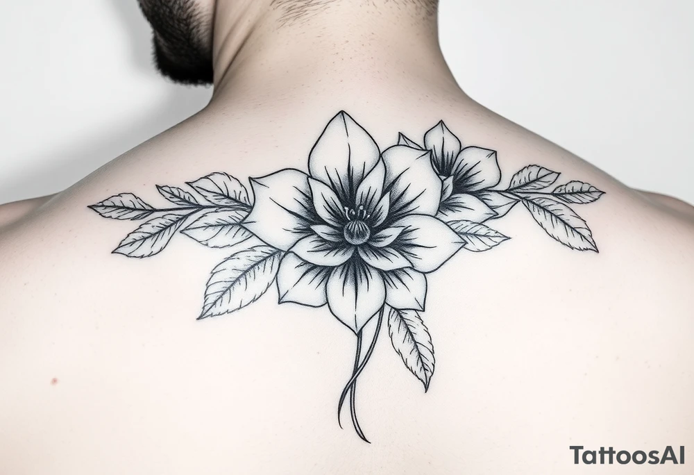 January December july birth Flower tattoo idea