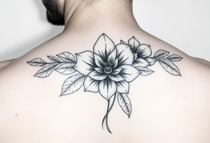 January December july birth Flower tattoo idea