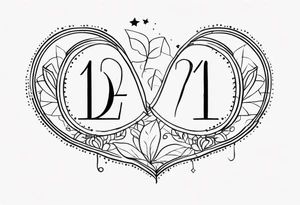 Dates 21.05.72 and 08.10.67 tattoo idea