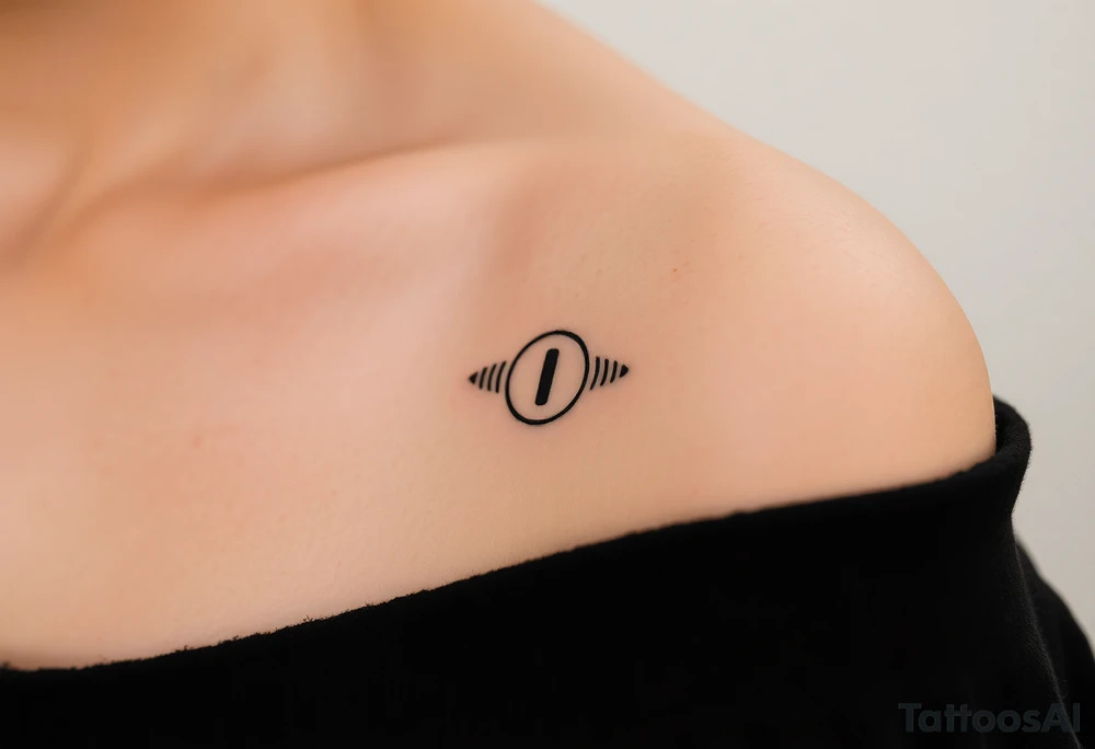Powerful mental health  symbolism of play, pause, stop rewind tattoo idea