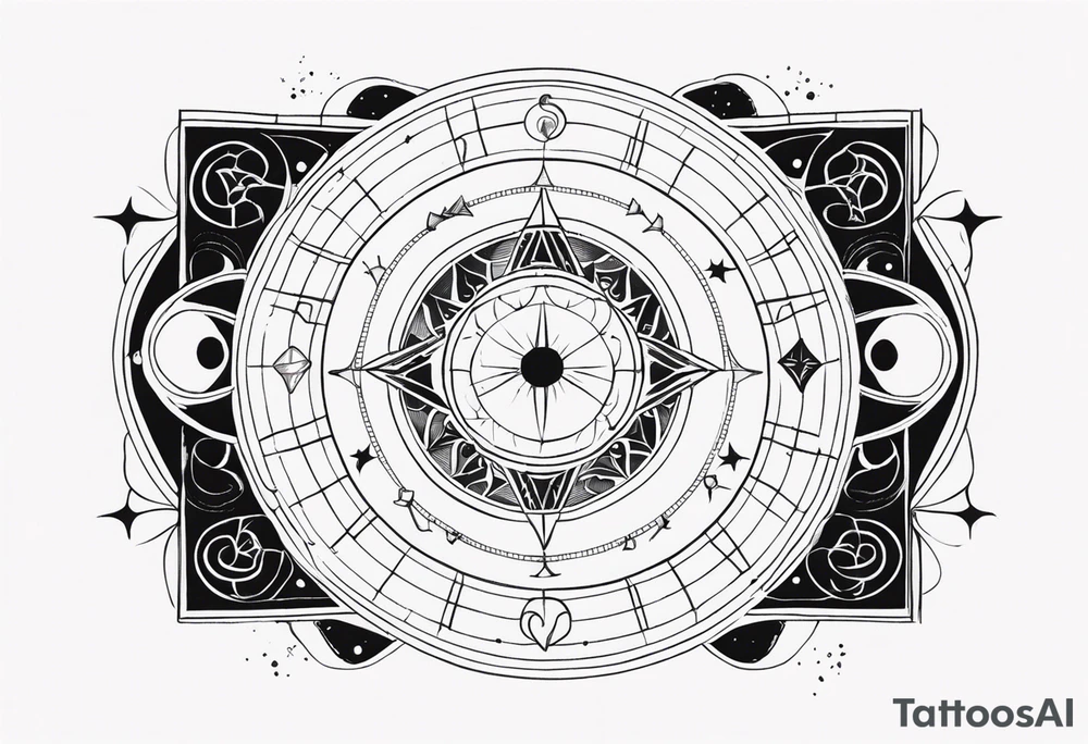 Astrology, Gemini, Natal Chart, angelic, soul mates, vision, third eye, armband tattoo idea
