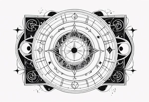 Astrology, Gemini, Natal Chart, angelic, soul mates, vision, third eye, armband tattoo idea