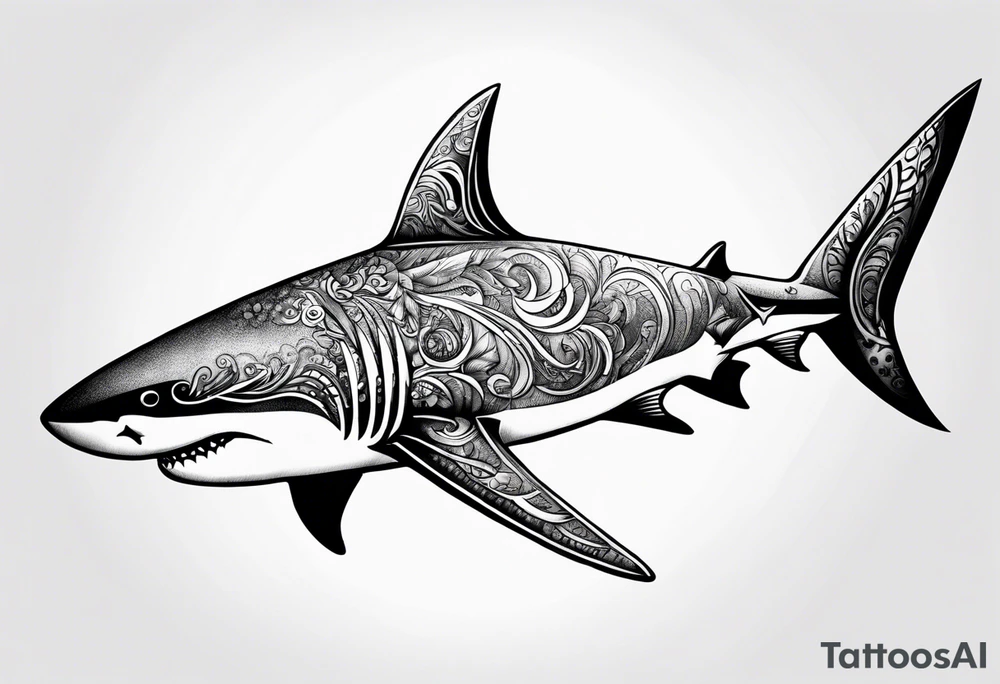 Shark tattoo idea