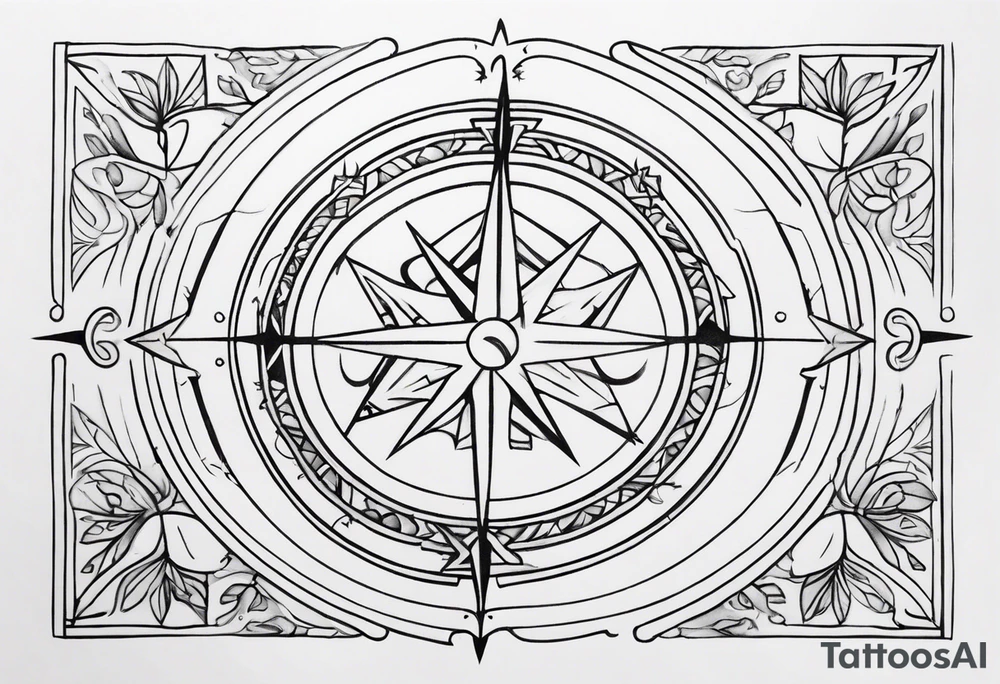 sagittarius symbol with designs for family surrounding it tattoo idea sagittarius symbol with designs for family surrounding it tattoo idea