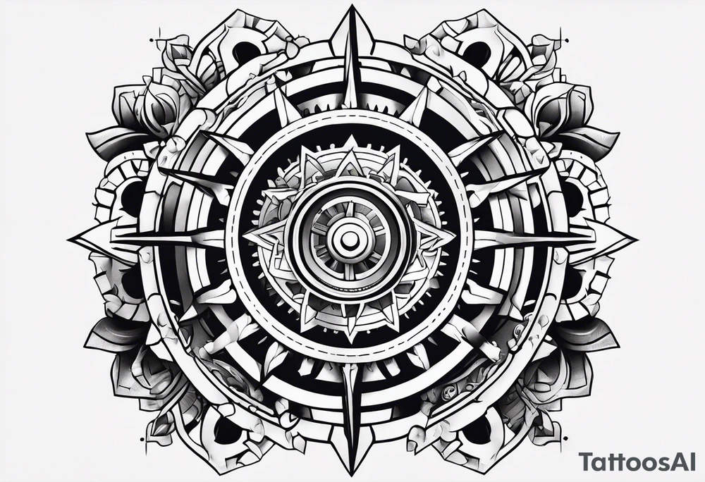 cogwheel tattoo idea