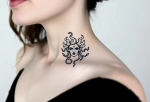 Small Medusa tattoo idea