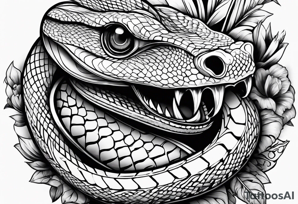 snake tattoo idea