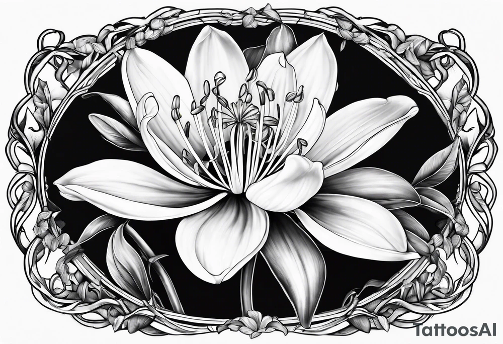 Honeysuckle tattoo idea