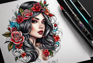 Addison, December, Yuba City tattoo idea
