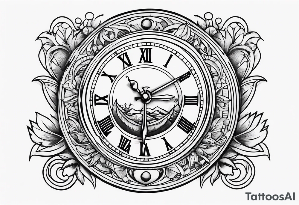 money time tattoo idea